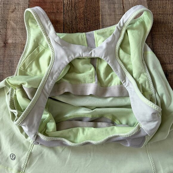 Lululemon womens size S lime green Racerback Tank Top Polyester & Spandex - Picture 11 of 11
